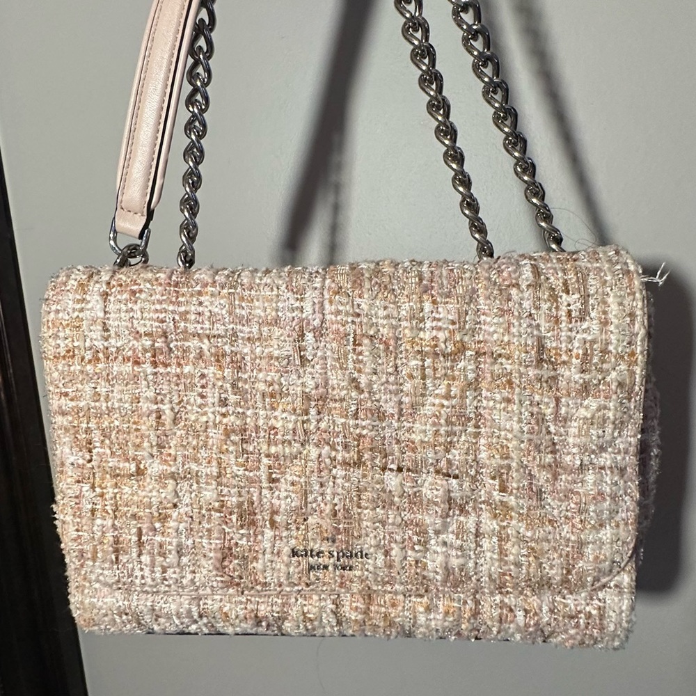 Kate Spade Pink Tweed Handbag